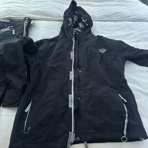 Men's Black Hooded Winter Jacket by RDX